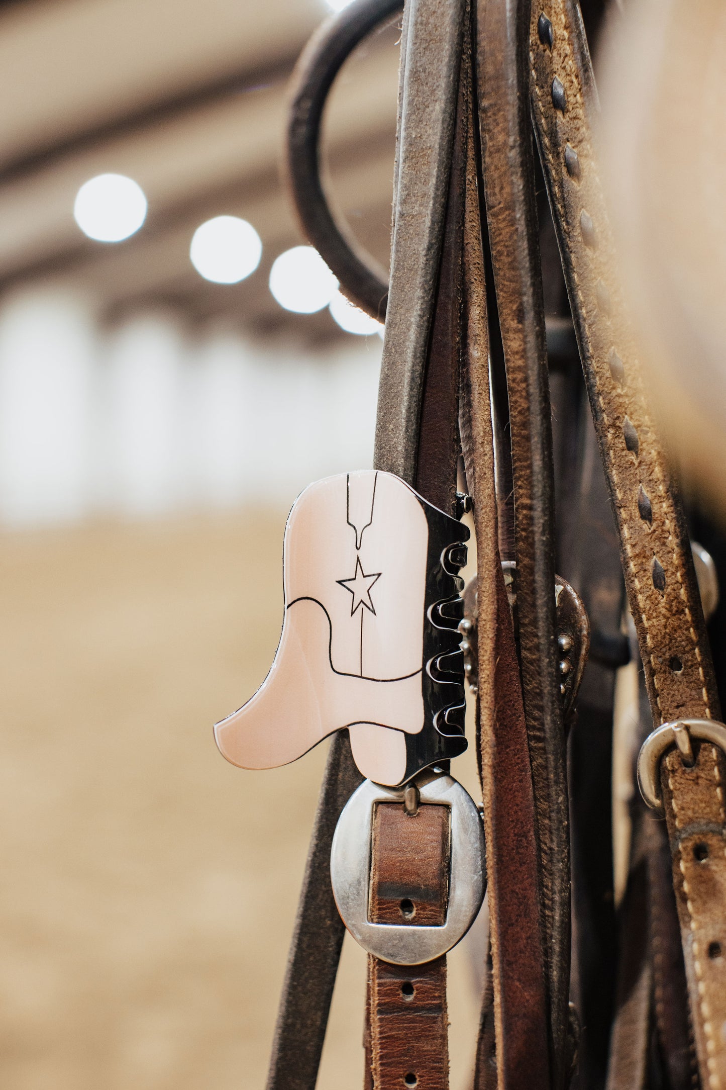 Pink Buckle Hair Clips