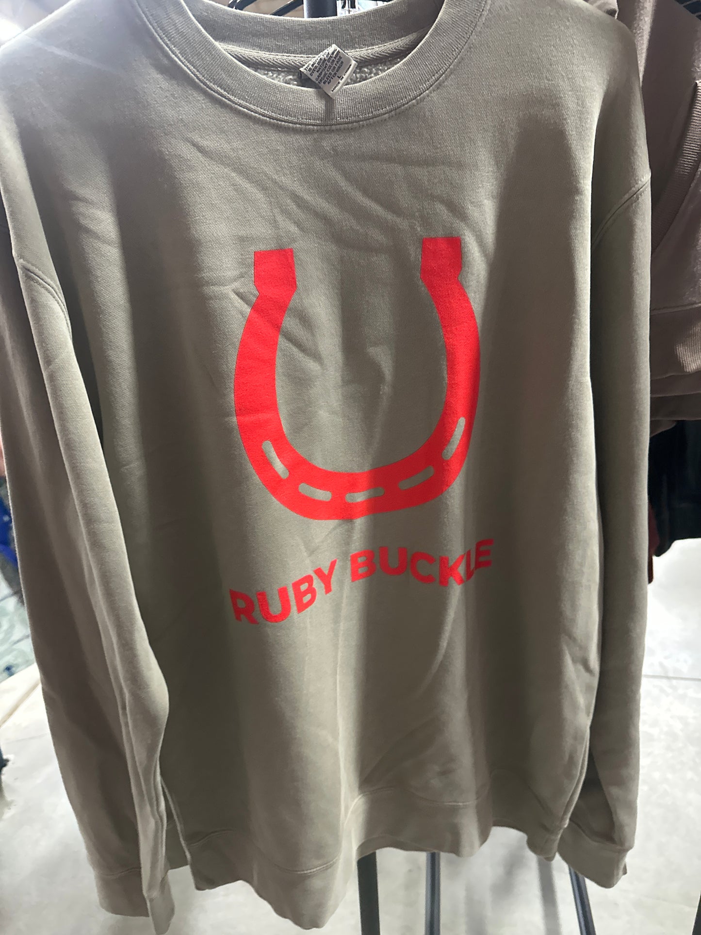 Horse shoe sweatshirt