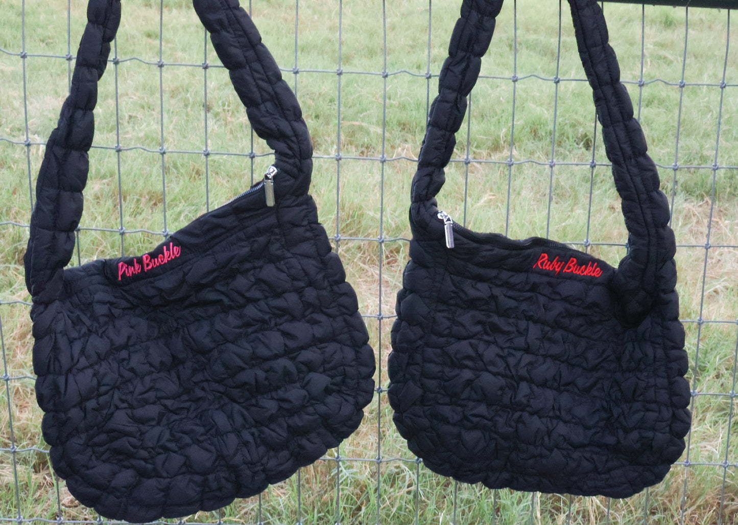 Ruby Buckle Puff Bag