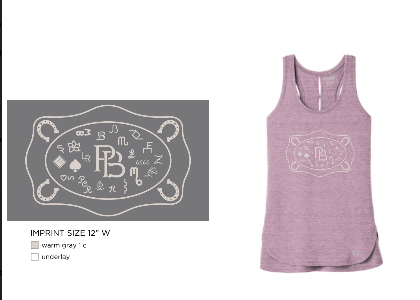 Pink Buckle Tank Top
