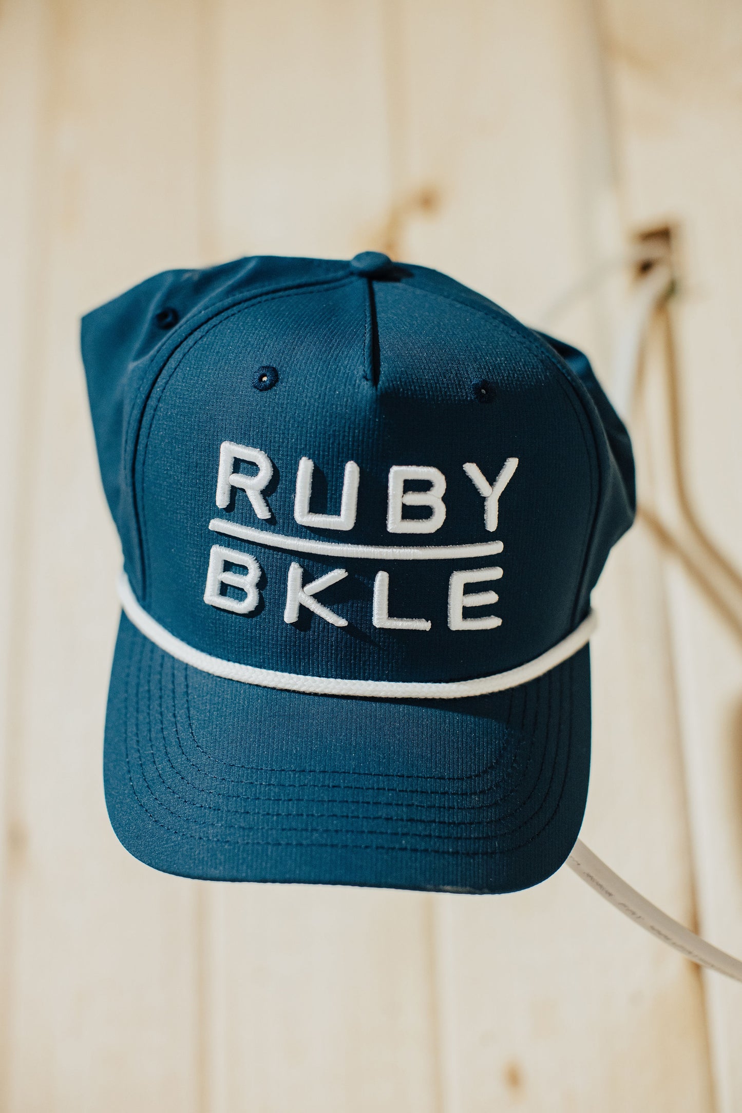 Ruby Buckle Blue Rope Hat