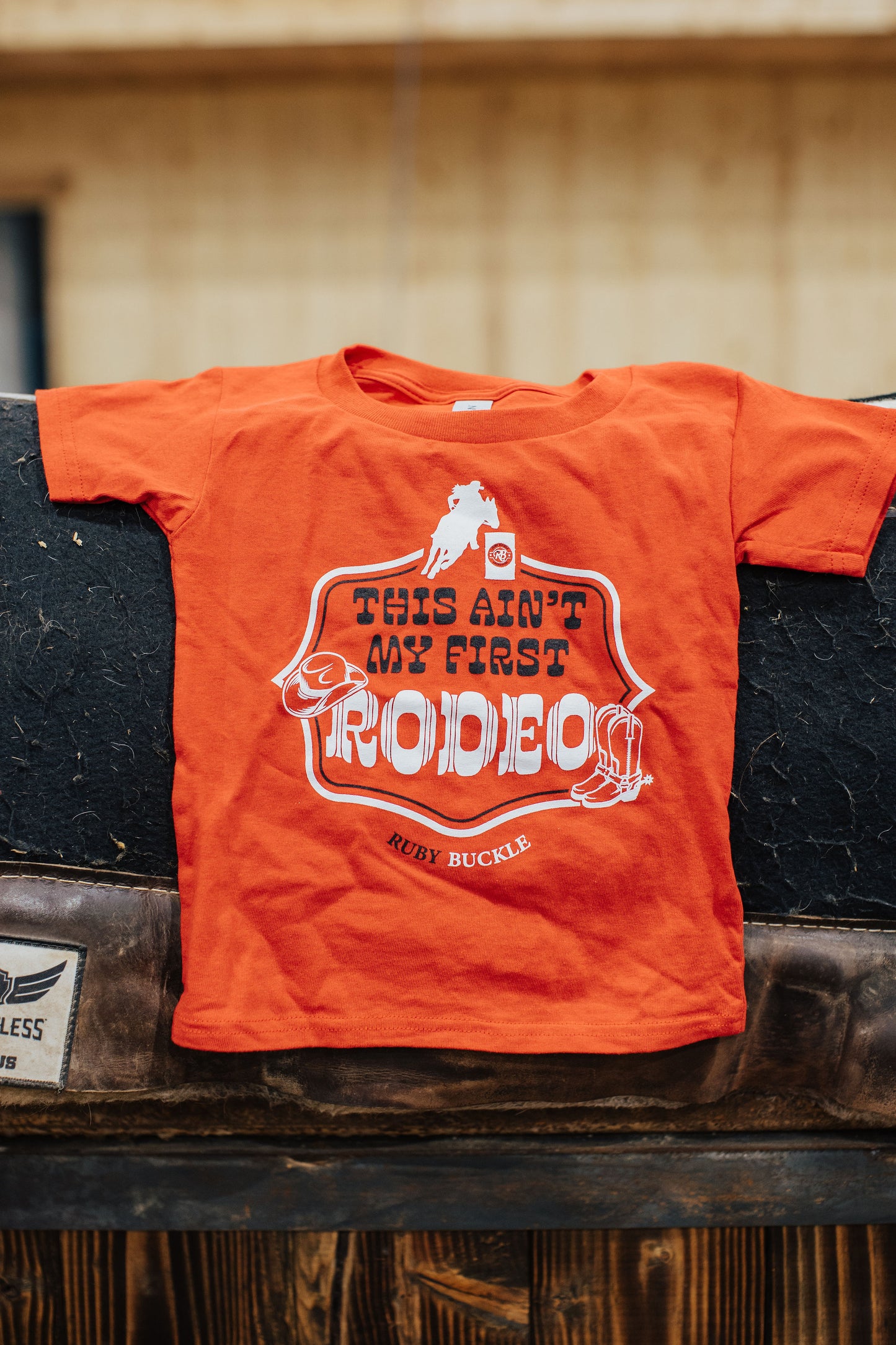 Ruby Buckle Toddler Tee & Baby Onesie