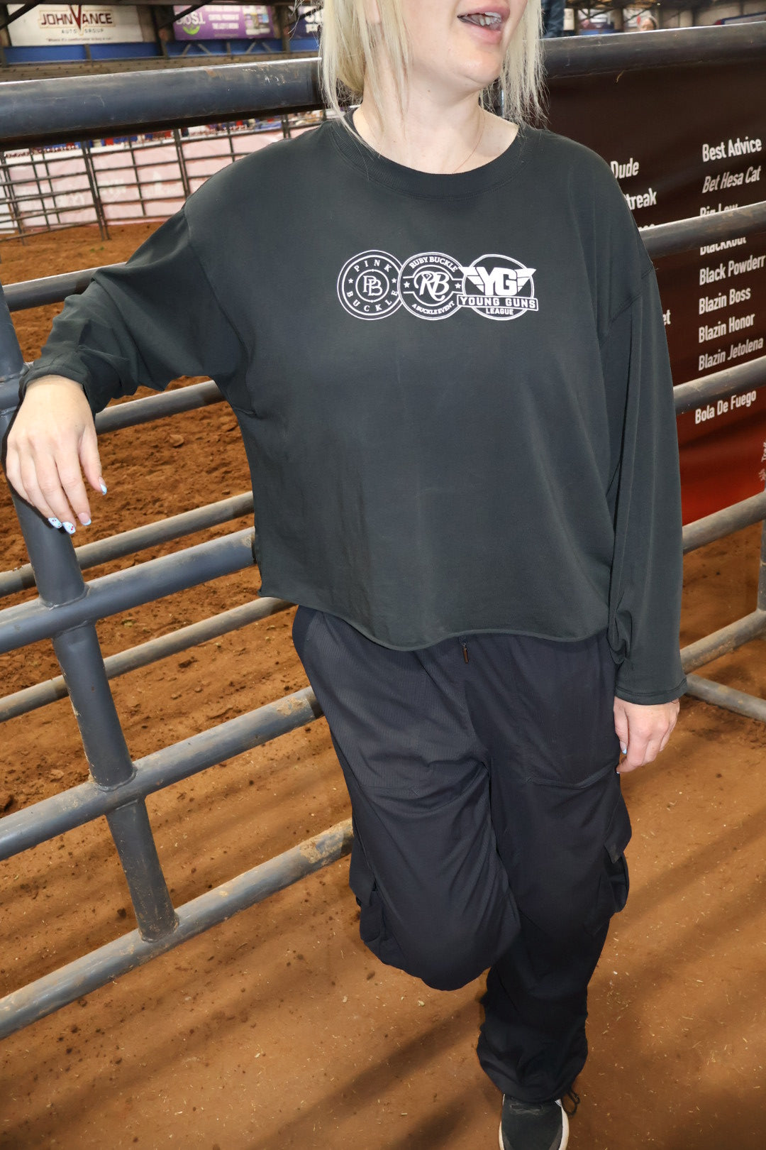 RB, PB, YG Black Long Sleeve