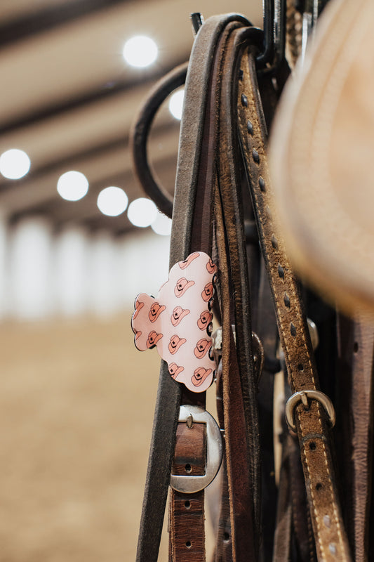Pink Buckle Hair Clips