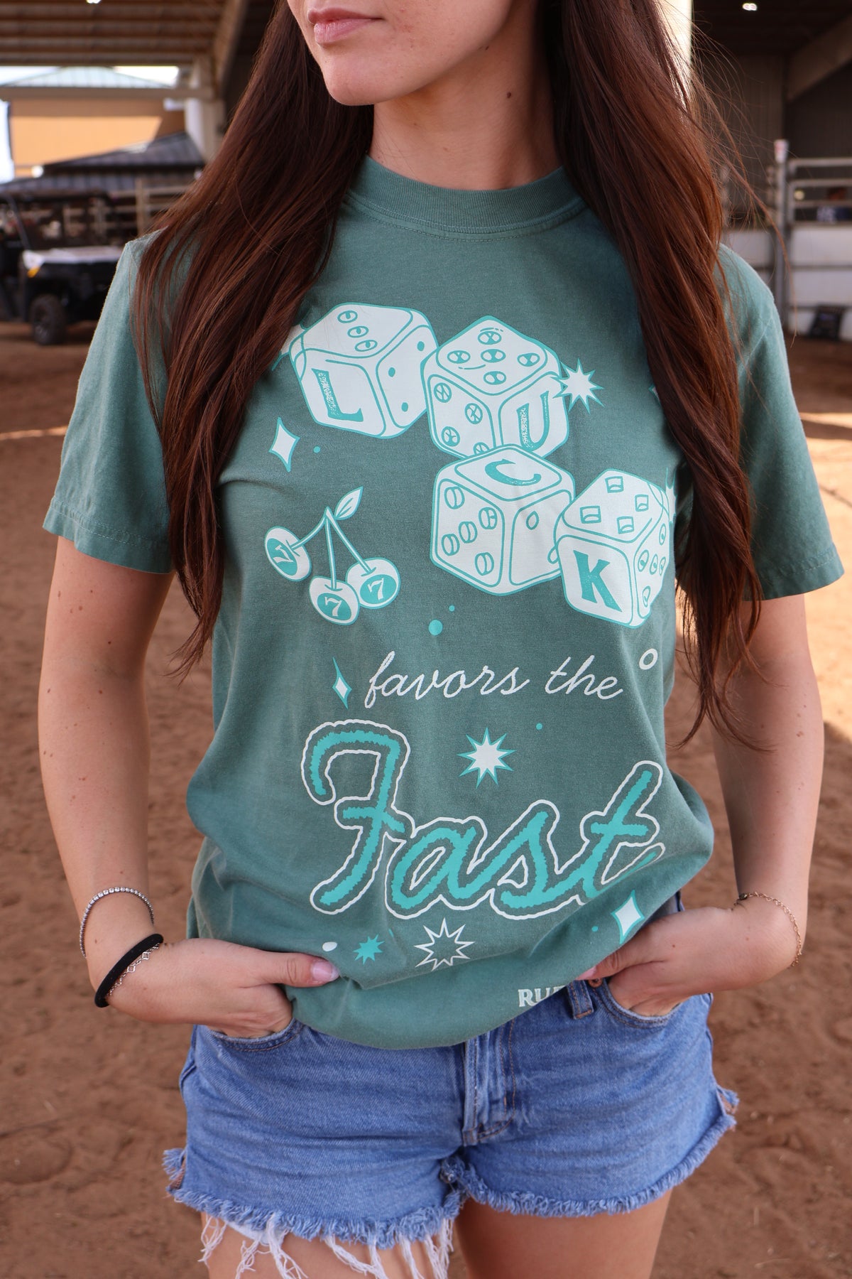 Luck Favors The Fast Tee