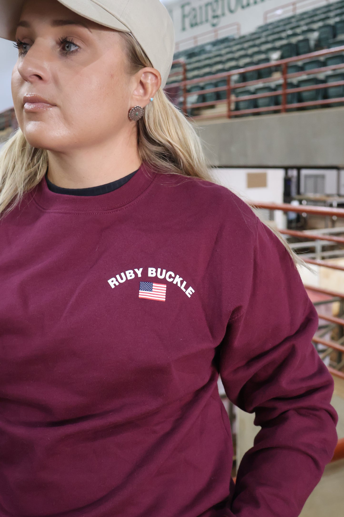 RB Maroon Crewneck