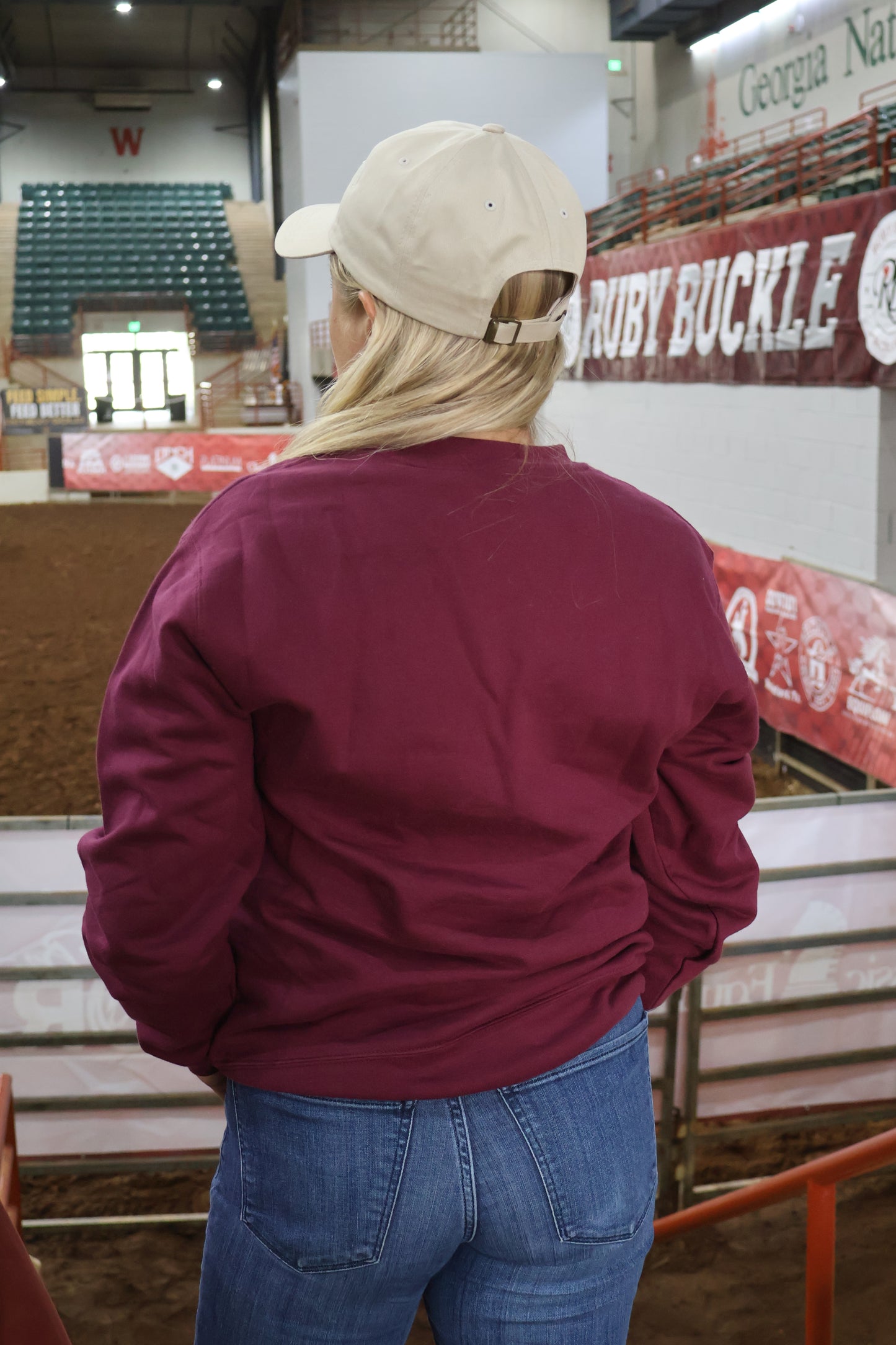 RB Maroon Crewneck