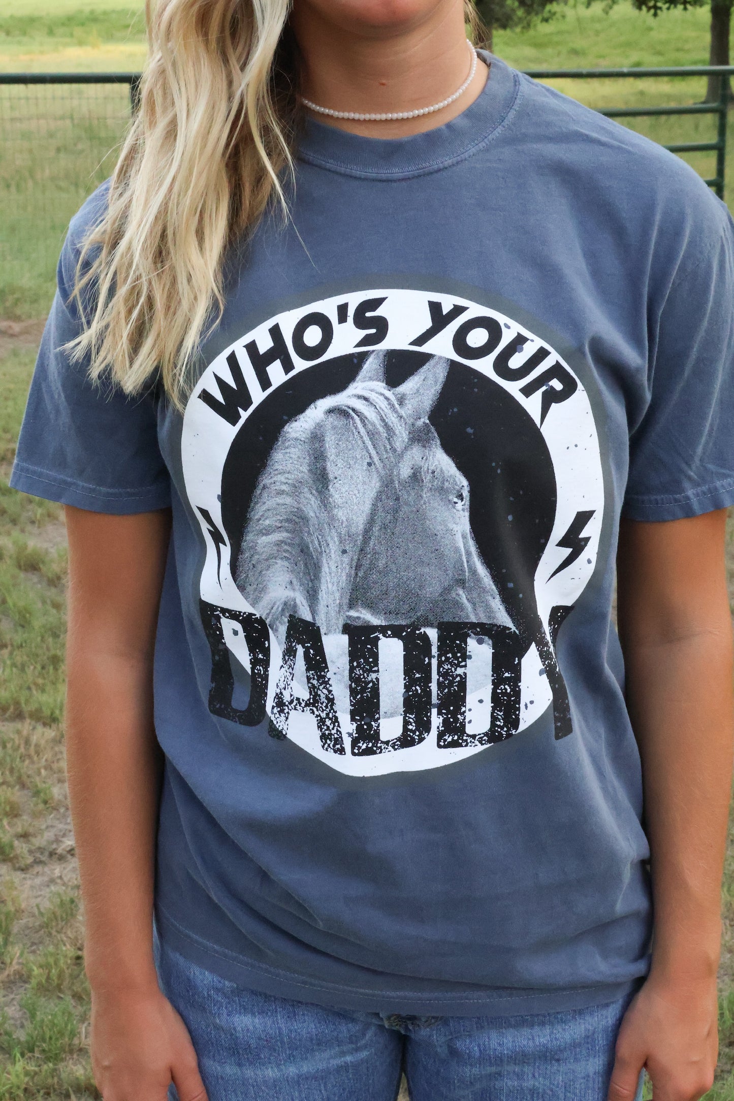 Ruby Buckle "Who's Your Daddy" Tee