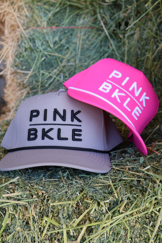 Pink Buckle Rope Hat