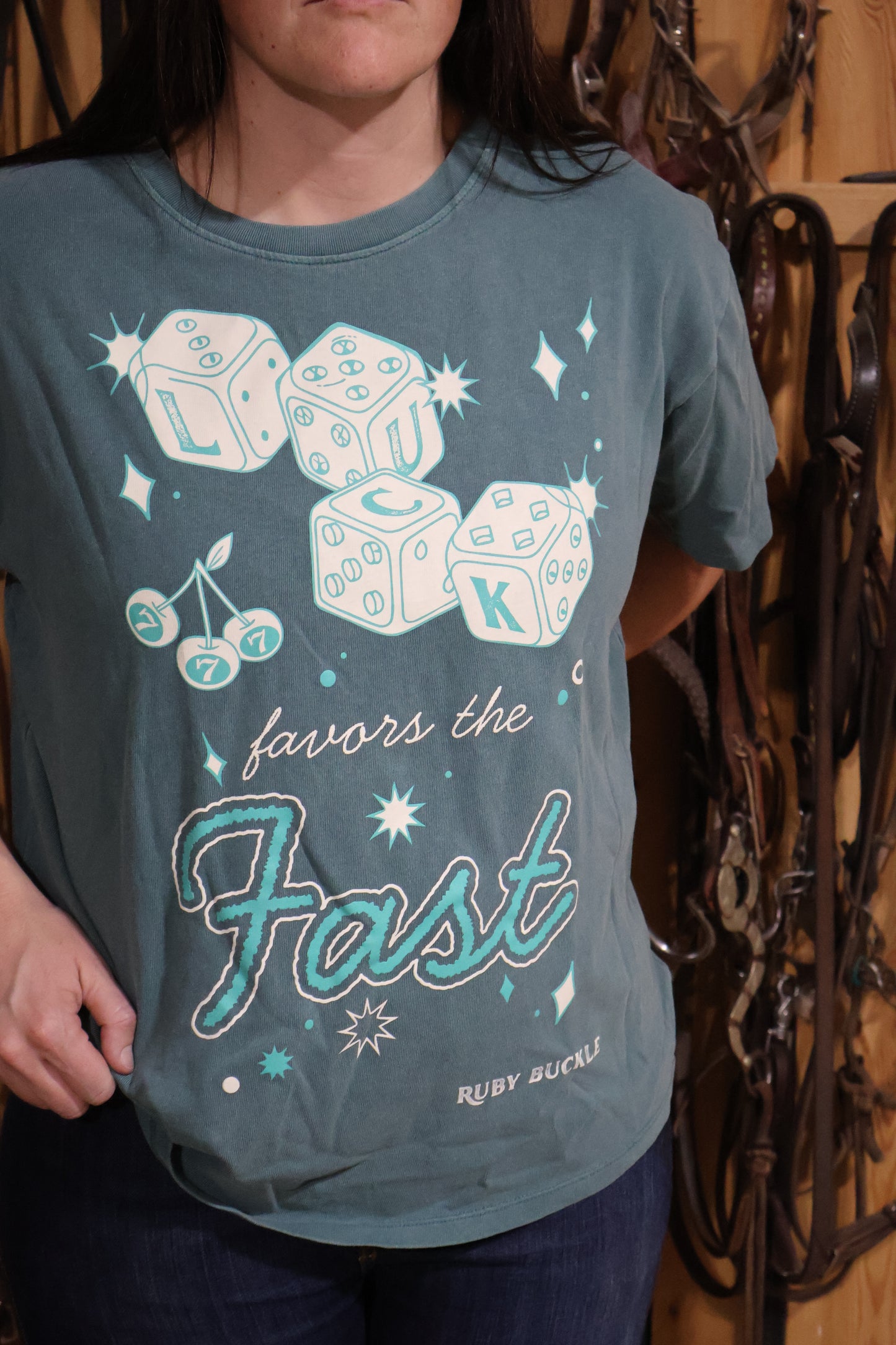 Luck Favors The Fast Tee