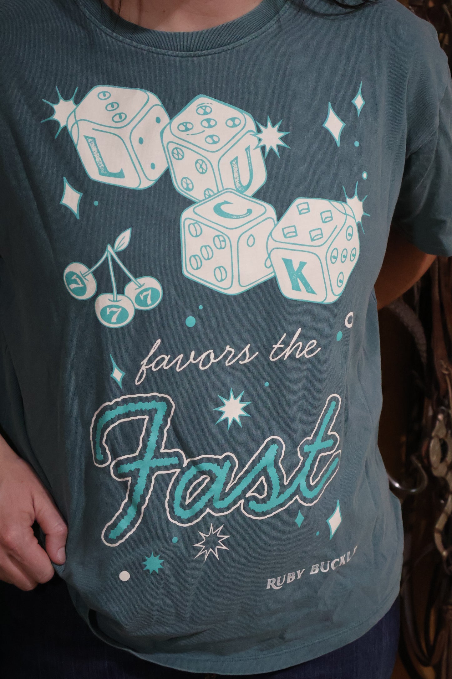 Luck Favors The Fast Tee