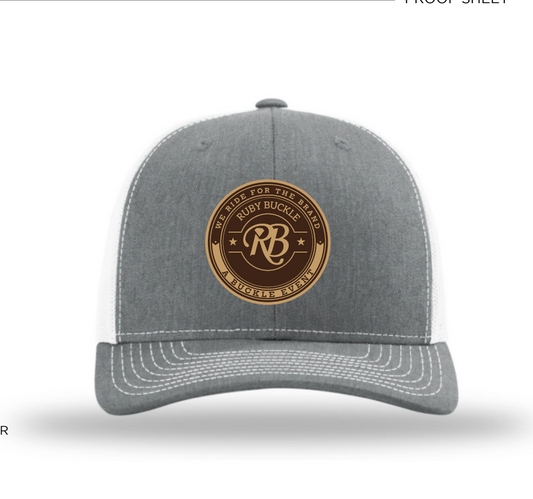 Ruby Buckle Grey Circle Logo Hat