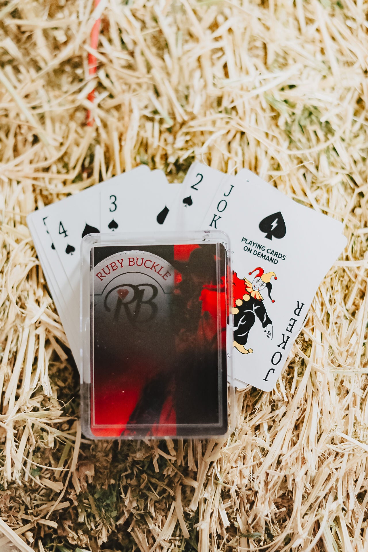 Ruby Buckle Playing Cards